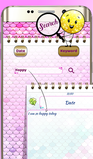 Diary with Lock Journal - Image screenshot of android app