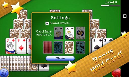 Classic Tri Peaks Solitaire - Gameplay image of android game
