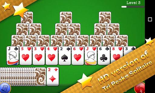 Classic Tri Peaks Solitaire - Gameplay image of android game