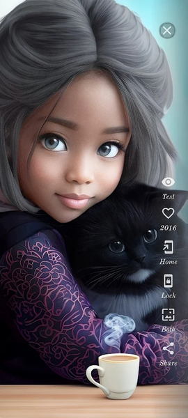 Cute Cat Wallpaper HD - عکس برنامه موبایلی اندروید