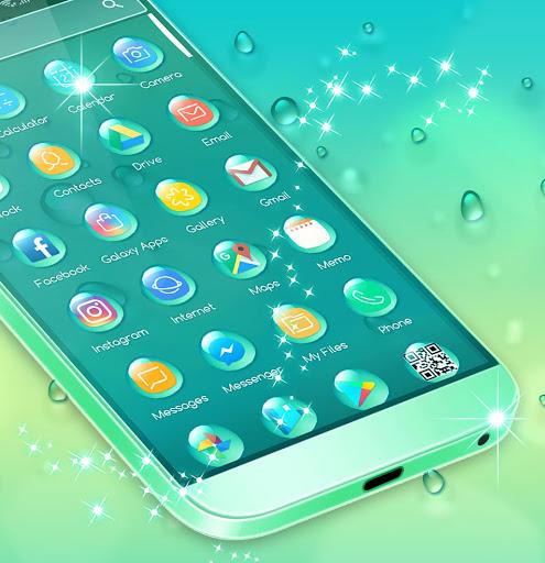 Water Drops Theme - Image screenshot of android app