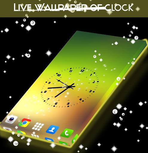 Clock Live Wallpaper 3D HD Free - Image screenshot of android app