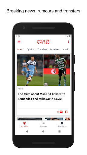 Manchester United News - Image screenshot of android app