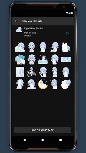 Cute Stickers - عکس برنامه موبایلی اندروید