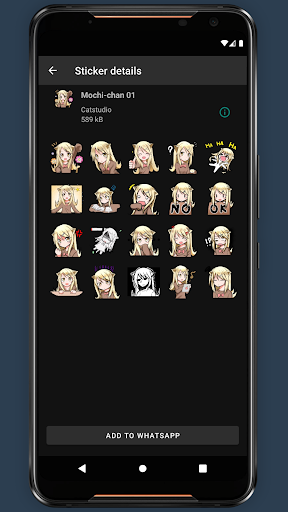 Cute Stickers - عکس برنامه موبایلی اندروید