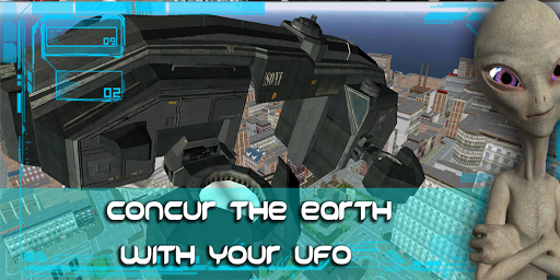 UFO Simulator : Crazy UFO - عکس برنامه موبایلی اندروید