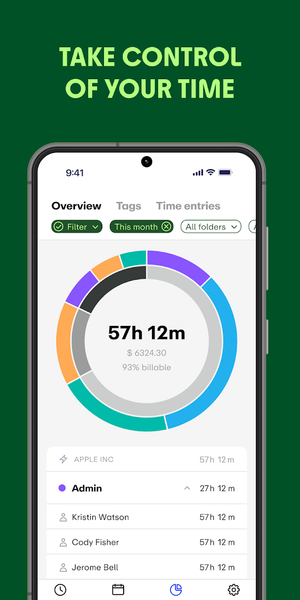EARLY: Time Tracking - عکس برنامه موبایلی اندروید