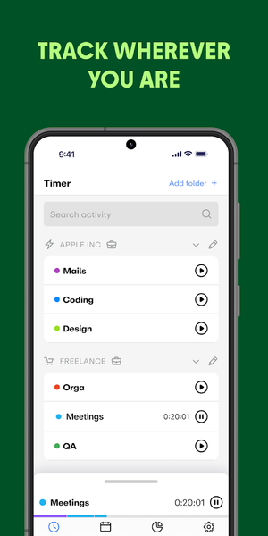 EARLY: Time Tracking - عکس برنامه موبایلی اندروید