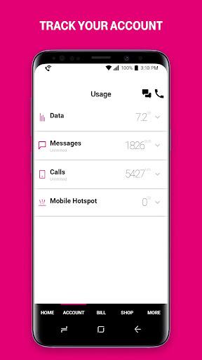 T-Mobile - Image screenshot of android app