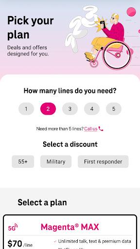T-Mobile - Image screenshot of android app