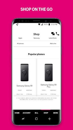 T-Mobile - Image screenshot of android app