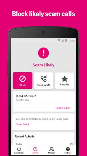 T-Mobile Scam Shield - Image screenshot of android app