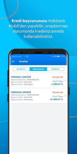 Halkbank Mobil - عکس برنامه موبایلی اندروید