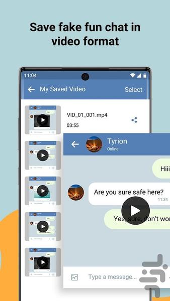 تلگرام چت  simlator - Image screenshot of android app