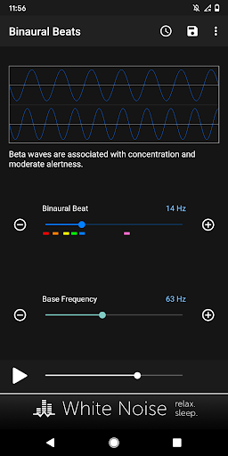 Binaural Beats Generator - Image screenshot of android app