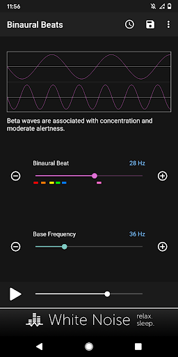 Binaural Beats Generator - Image screenshot of android app