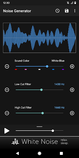 Noise Generator - عکس برنامه موبایلی اندروید