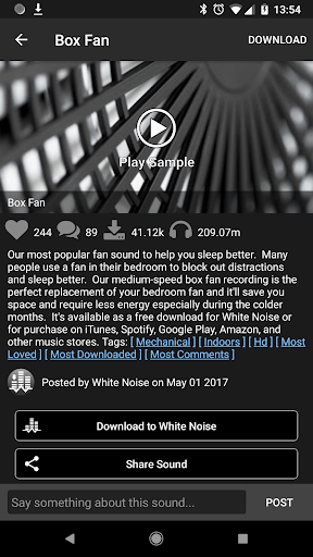 White Noise Market - عکس برنامه موبایلی اندروید