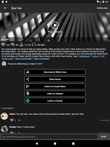 White Noise Market - عکس برنامه موبایلی اندروید