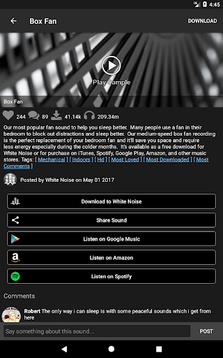 White Noise Market - عکس برنامه موبایلی اندروید