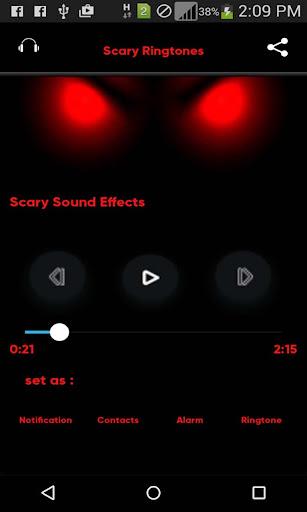 Scary Ringtones - Image screenshot of android app