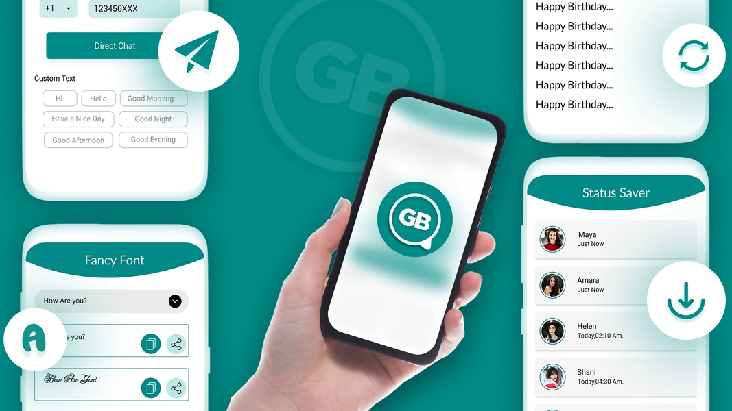 GB Whats Version 2023 - Image screenshot of android app