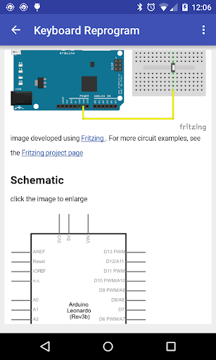 Arduino Tutorials - عکس برنامه موبایلی اندروید
