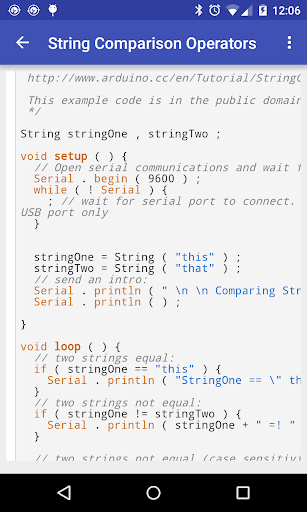 Arduino Tutorials - عکس برنامه موبایلی اندروید