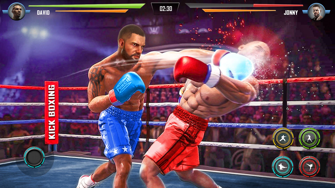 Real Kick Boxing Games 2023 - Gameplay image of android game