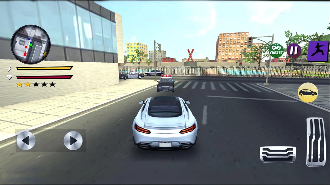 Hero Rope Spider City Man - Gameplay image of android game