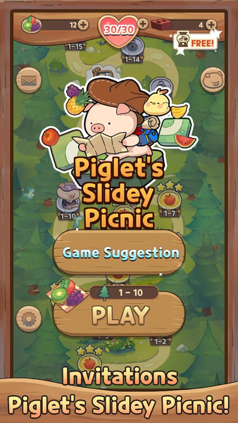 Piglet's Slidey Picnic - عکس بازی موبایلی اندروید