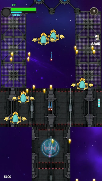 Space Shooter - Galaxy War - Gameplay image of android game