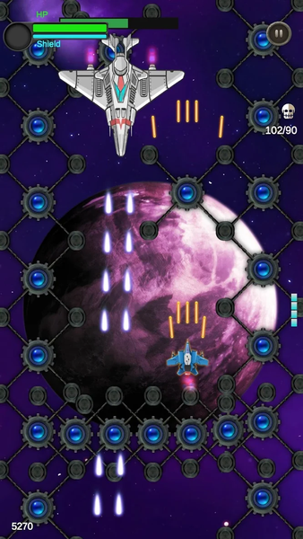 Space Shooter - Galaxy War - Gameplay image of android game