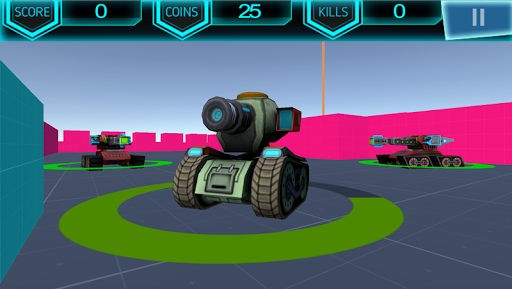 Block Tank Battle 3D - Gameplay image of android game