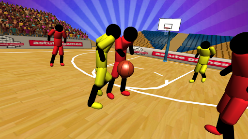 Stickman Basketball Games 3D - عکس بازی موبایلی اندروید
