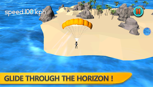 Stickman Parachute: 3D Skydiving - عکس بازی موبایلی اندروید