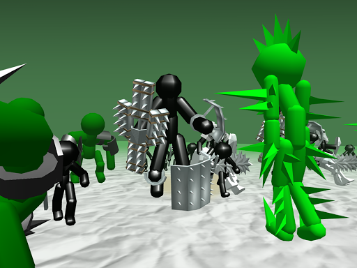 Stickman Simulator: Zombie War - Gameplay image of android game