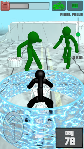 Stickman Zombie: Moto Racing - عکس بازی موبایلی اندروید