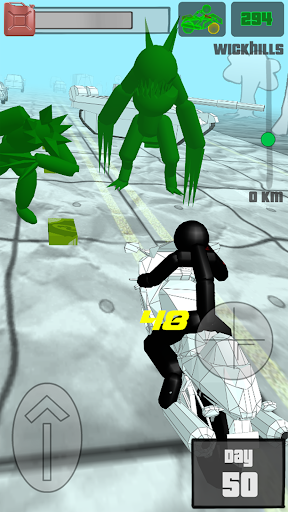 Stickman Zombie: Moto Racing - عکس بازی موبایلی اندروید