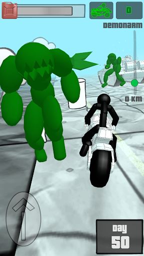 Stickman Zombie: Moto Racing - عکس بازی موبایلی اندروید