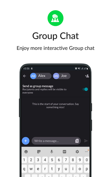 Messages - Messenger Sms - عکس برنامه موبایلی اندروید