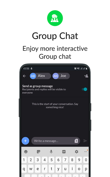 Messages - Messenger Sms - عکس برنامه موبایلی اندروید