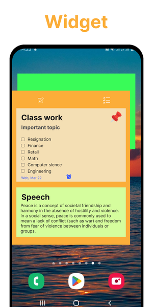 Notes - Notepad, Notebook - عکس برنامه موبایلی اندروید