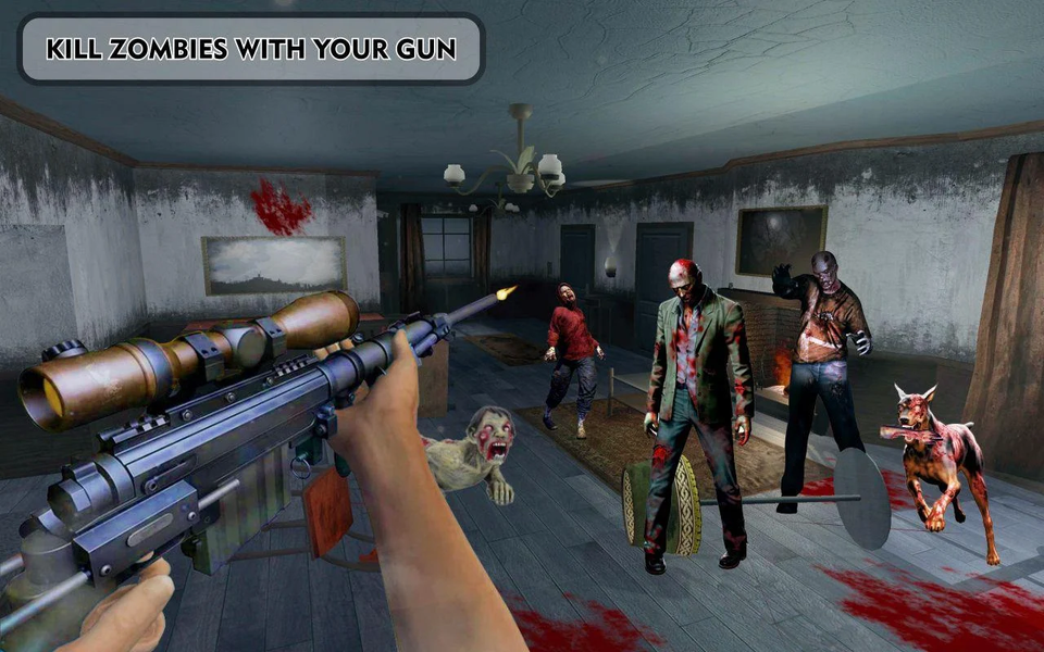 Zombies Frontier Dead Killer - Gameplay image of android game