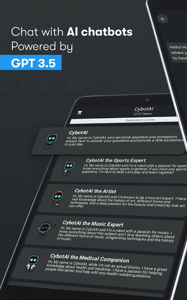 CybotAI: AI Chatbot, Assistant - عکس برنامه موبایلی اندروید
