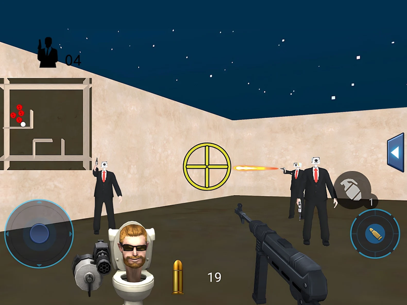 Shoot Mission-Toilet Task - عکس برنامه موبایلی اندروید