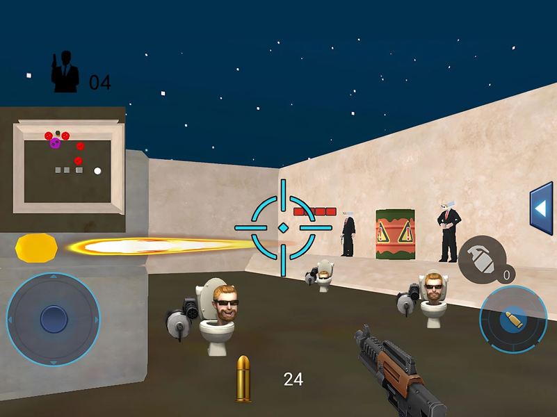 Shoot Mission-Toilet Task - عکس برنامه موبایلی اندروید