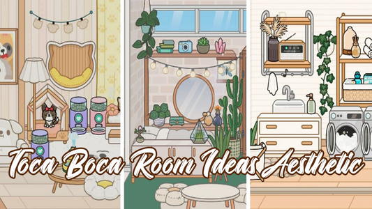 Aesthetic FREE Bedroom design Toca Boca