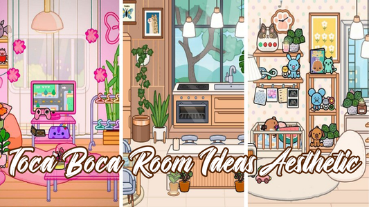 Aesthetic FREE Bedroom design Toca Boca