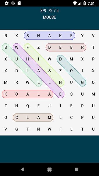Word Search Wear - عکس بازی موبایلی اندروید